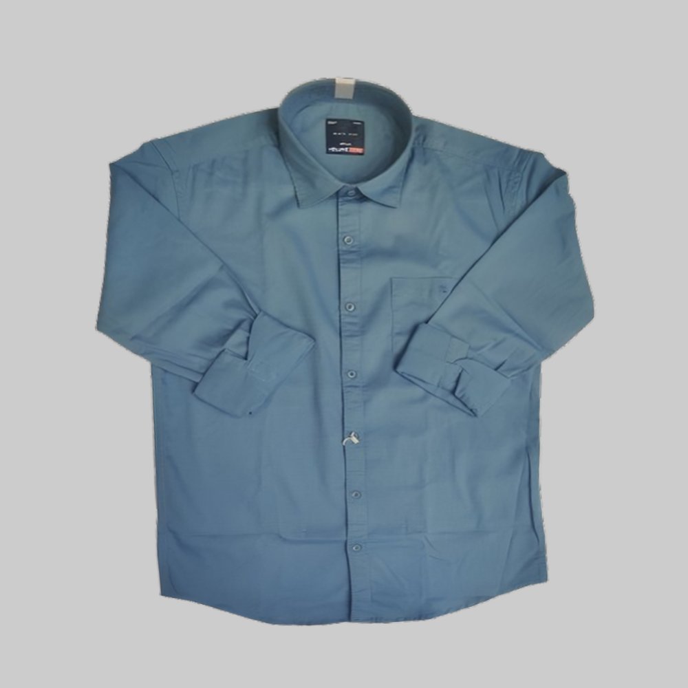 VOLUMEZERO : Men’s Solid Cotton Shirt |Formal | Plain | Full Sleeve | Summer-Regular Fit