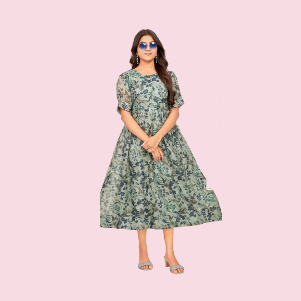 STARLINK :  Women’s Tissue Stitched Printed Kurti for Girls Kurta