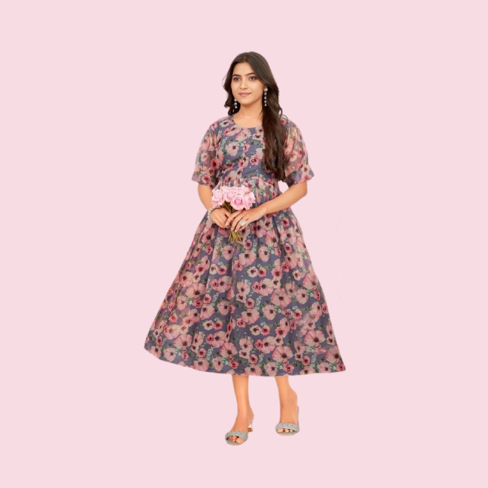 STARLINK :  Women’s Tissue Stitched Printed Kurti for Girls Kurta