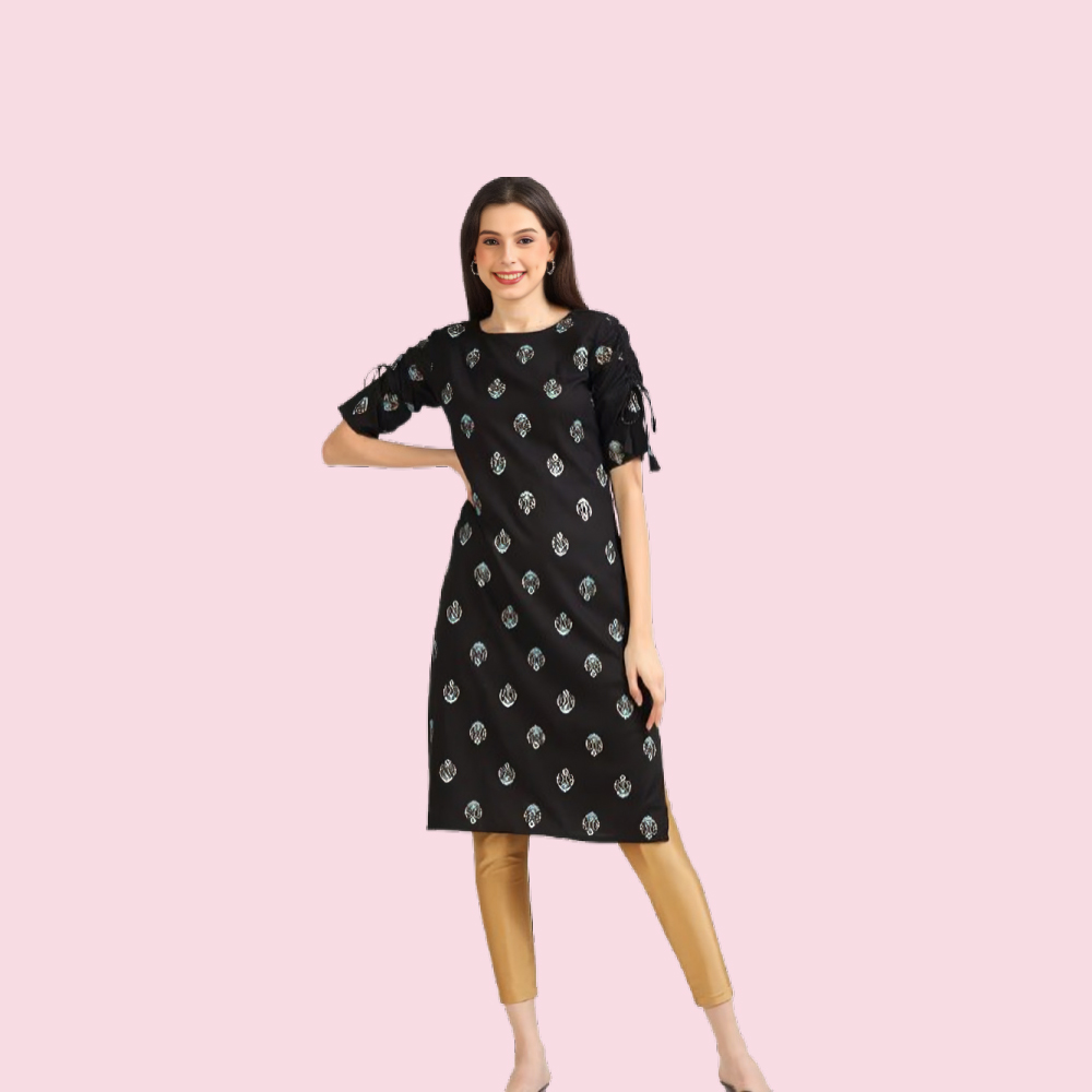 MARCIA : Women’s Printed Straight Long