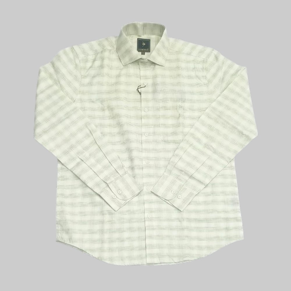 VENFIELD : Men’s Cotton Full Sleeve Checkered Smart Fit