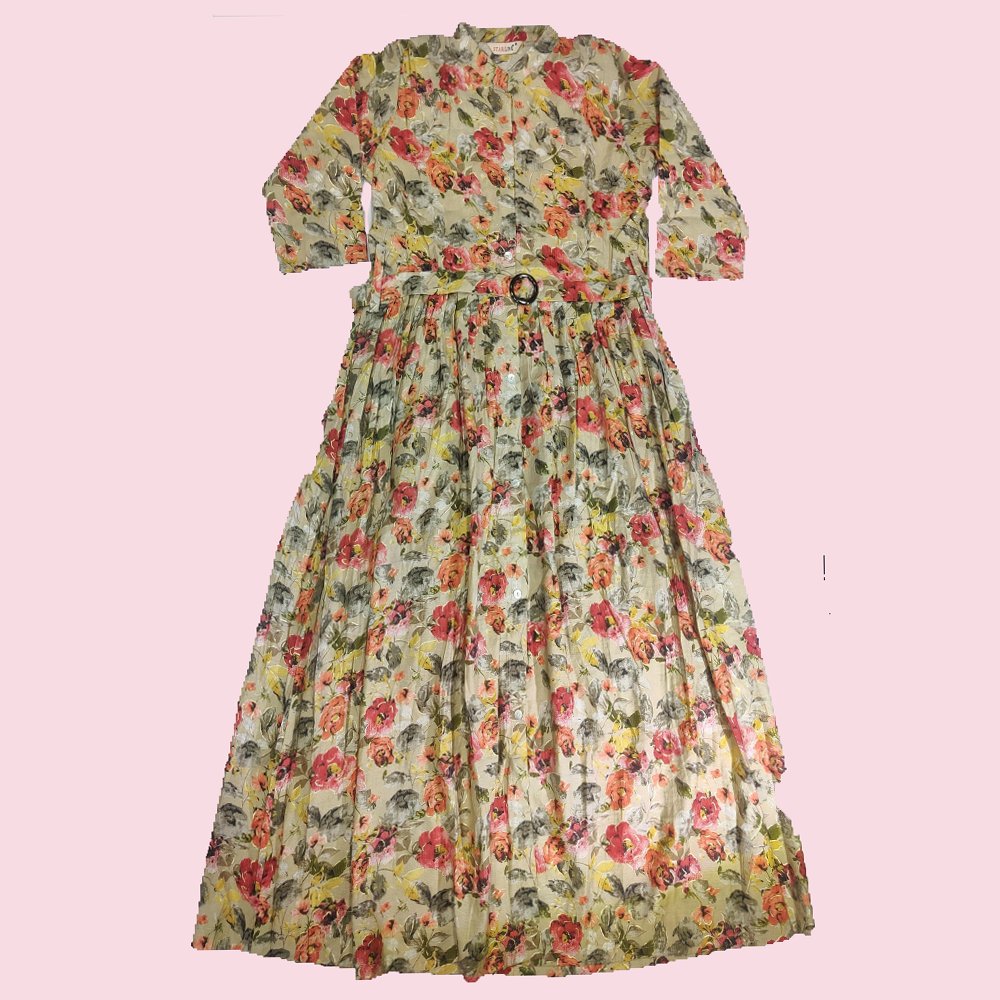STARLINK :  Stylish Printed Anarkali Kurta/Kurti for Women