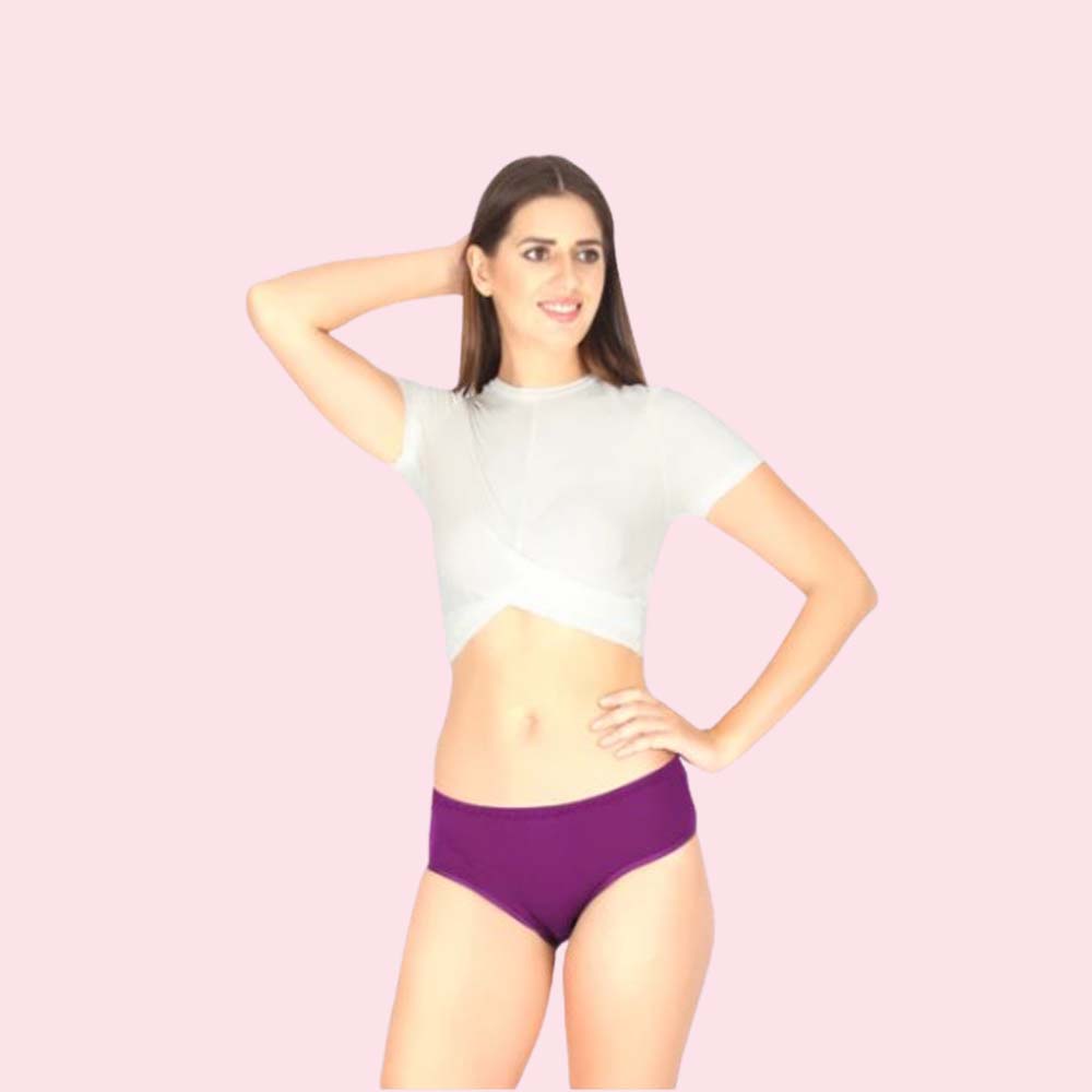 Prithvi Inner Wears ZIGY Panties for Women Comes with Soft and Comfortable Fabrics Premium Elastic Tailored Zig-zag for All Day wear.