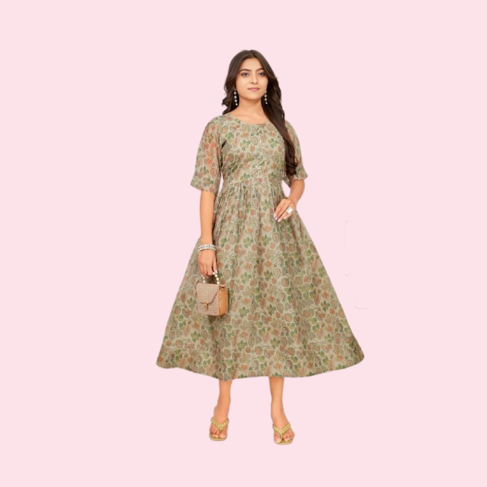 STARLINK :  Women’s Tissue Stitched Printed Kurti for Girls Kurta