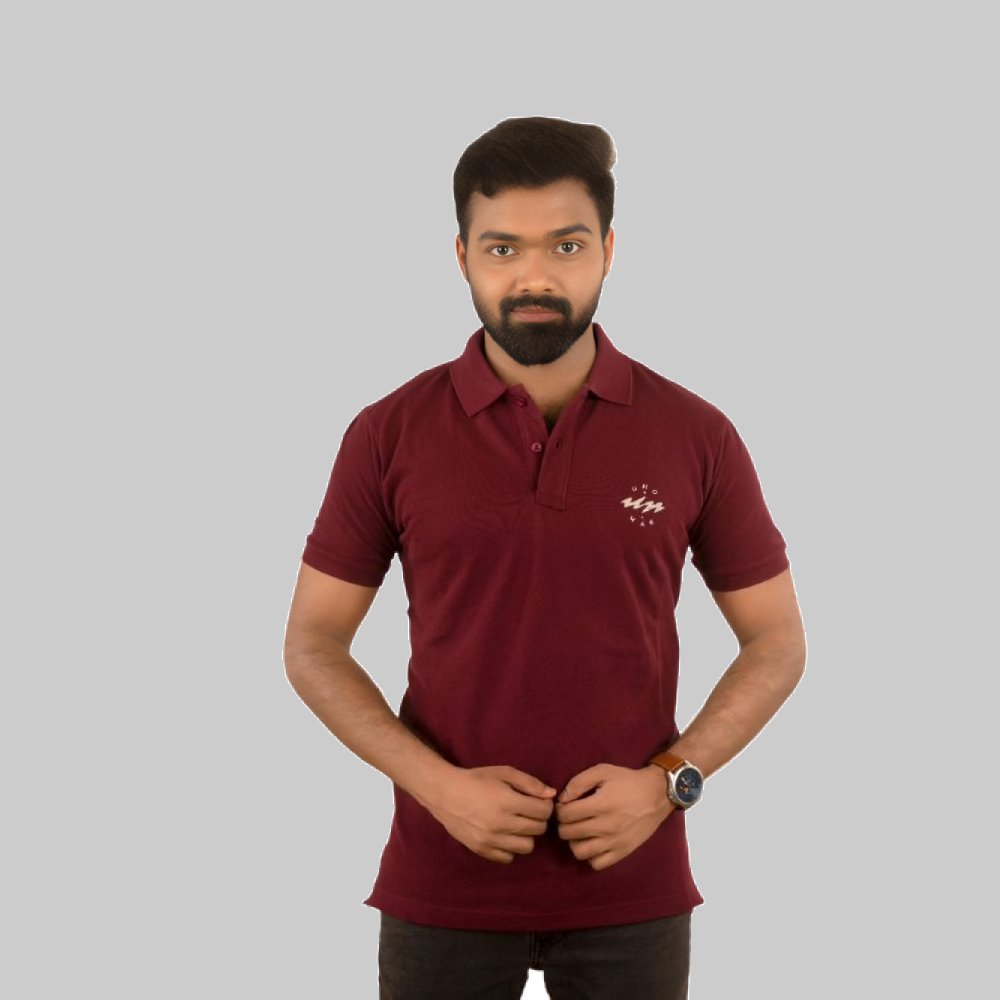 UNOMAS : OFF SLEEVE | POLO FIT |  Men’s Regular Fit T-Shirt Gym And Sports Comfort Wear