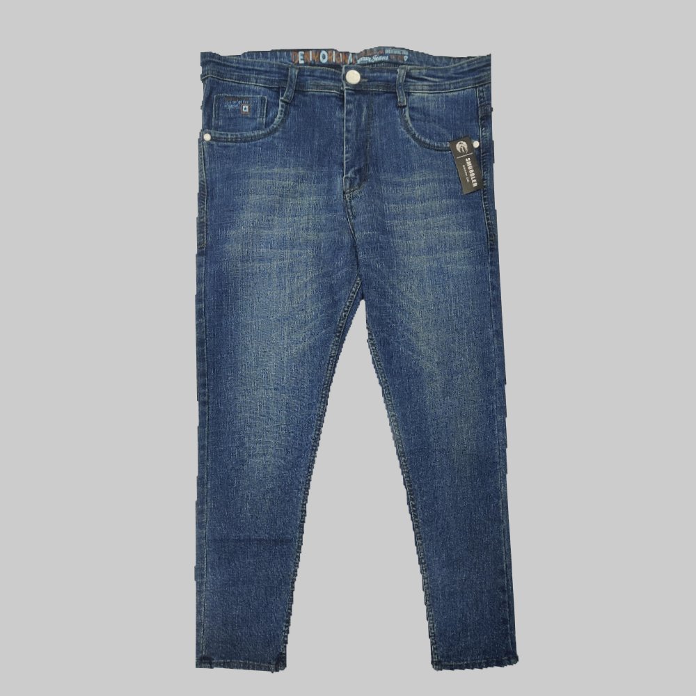 H2O :  Men’s Regular Fit Denim Jeans Mid-Rise Cotton Stretchable Crafted with Comfort Fit Everyday Use