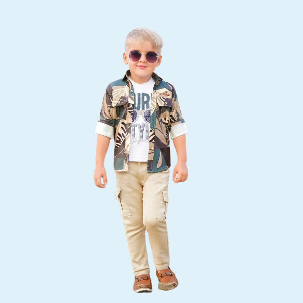 TOEFL : Boys Ethnic Wear Waist Coat Dress set