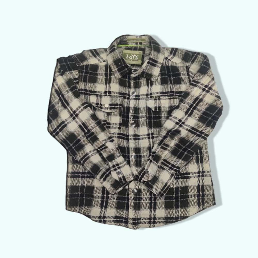 BLU-O :  Boy’s Cotton Printed Regular Fit Long Sleeve Shirt