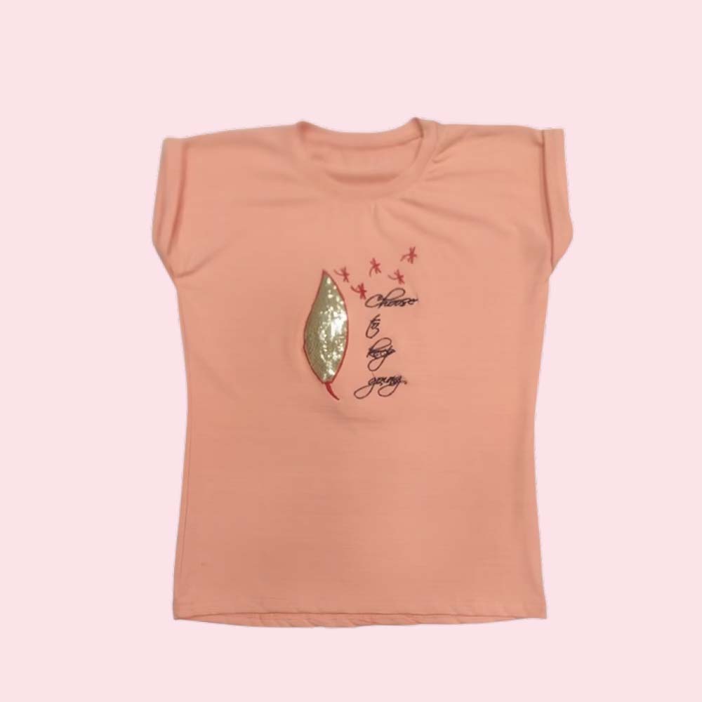 Regular Fit Women Printed Round Neck T-Shirt