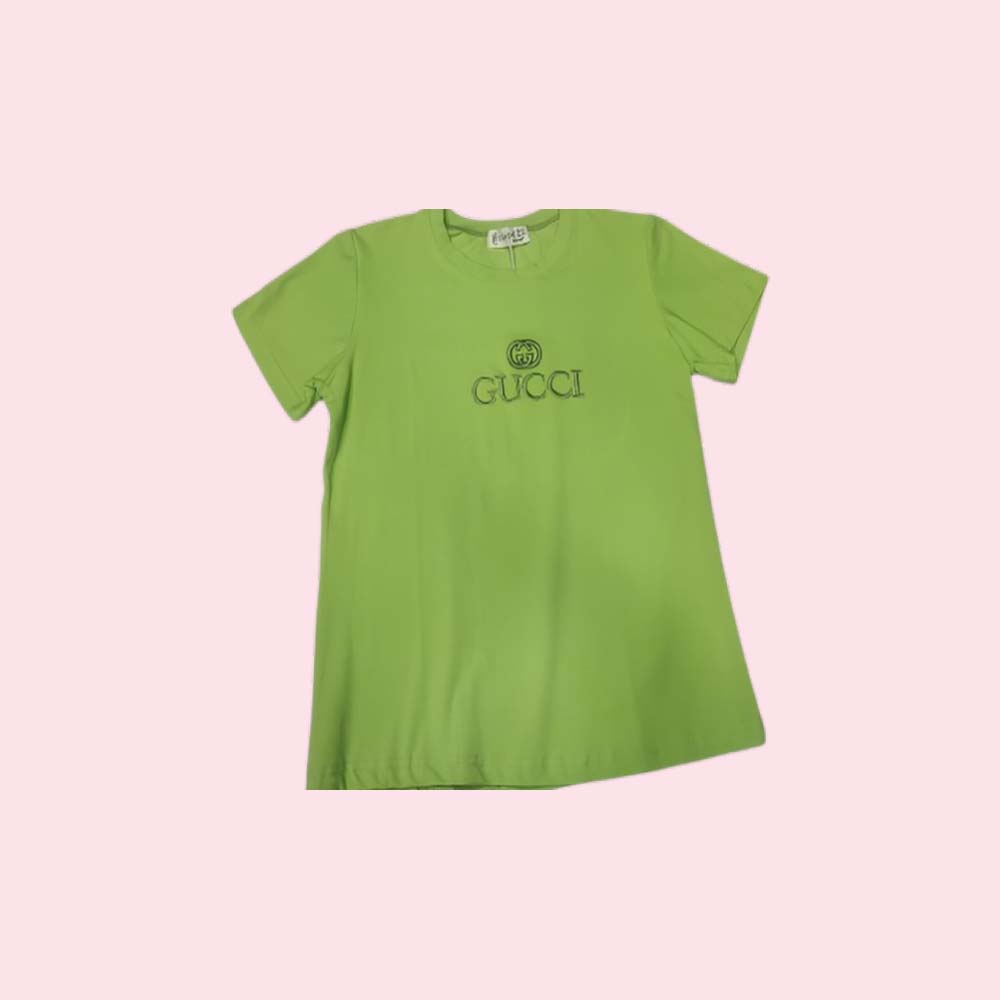 WOMENS :  Printed Round Neck Regular Fit T-Shirt