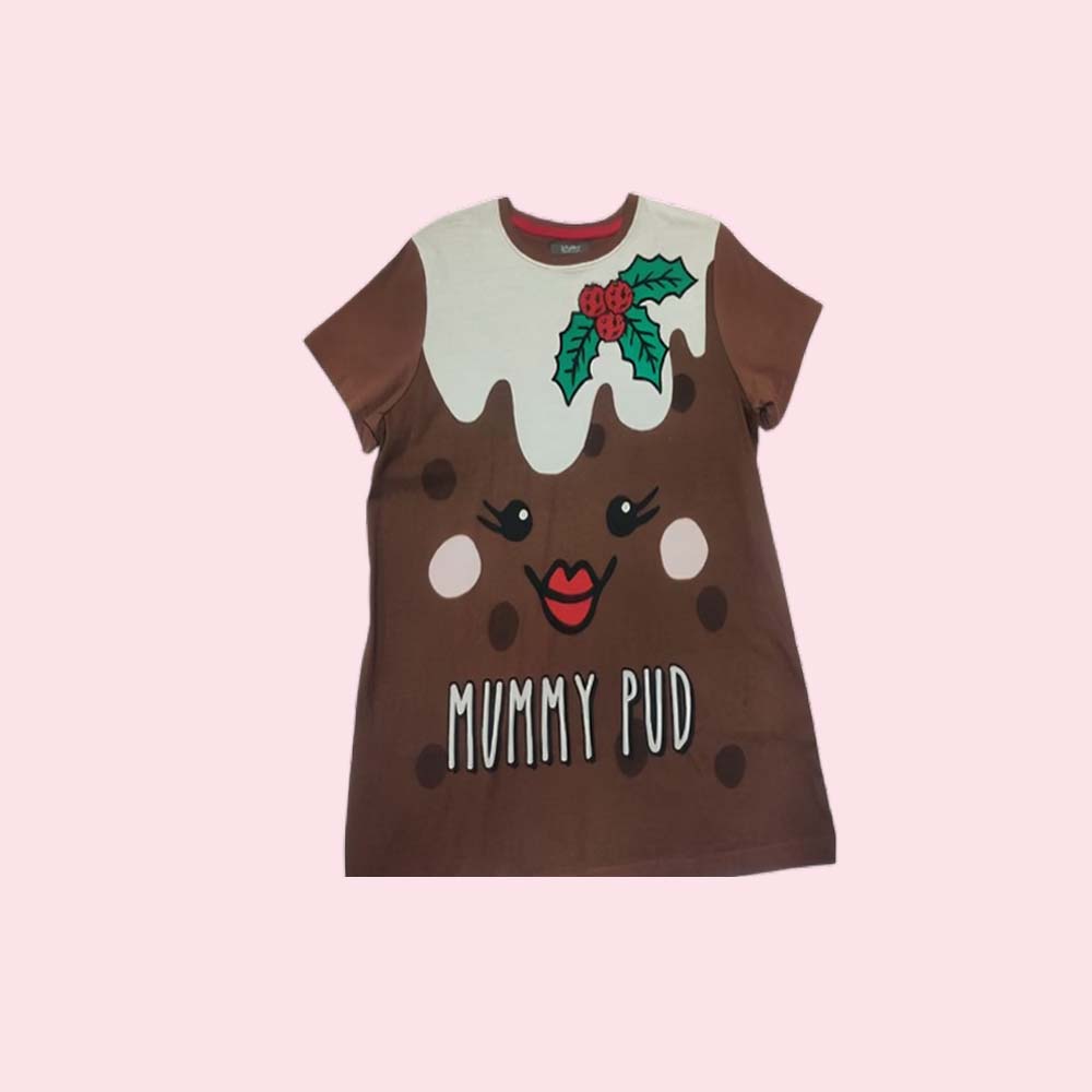 WOMENS :  Printed Round Neck Regular Fit T-Shirt