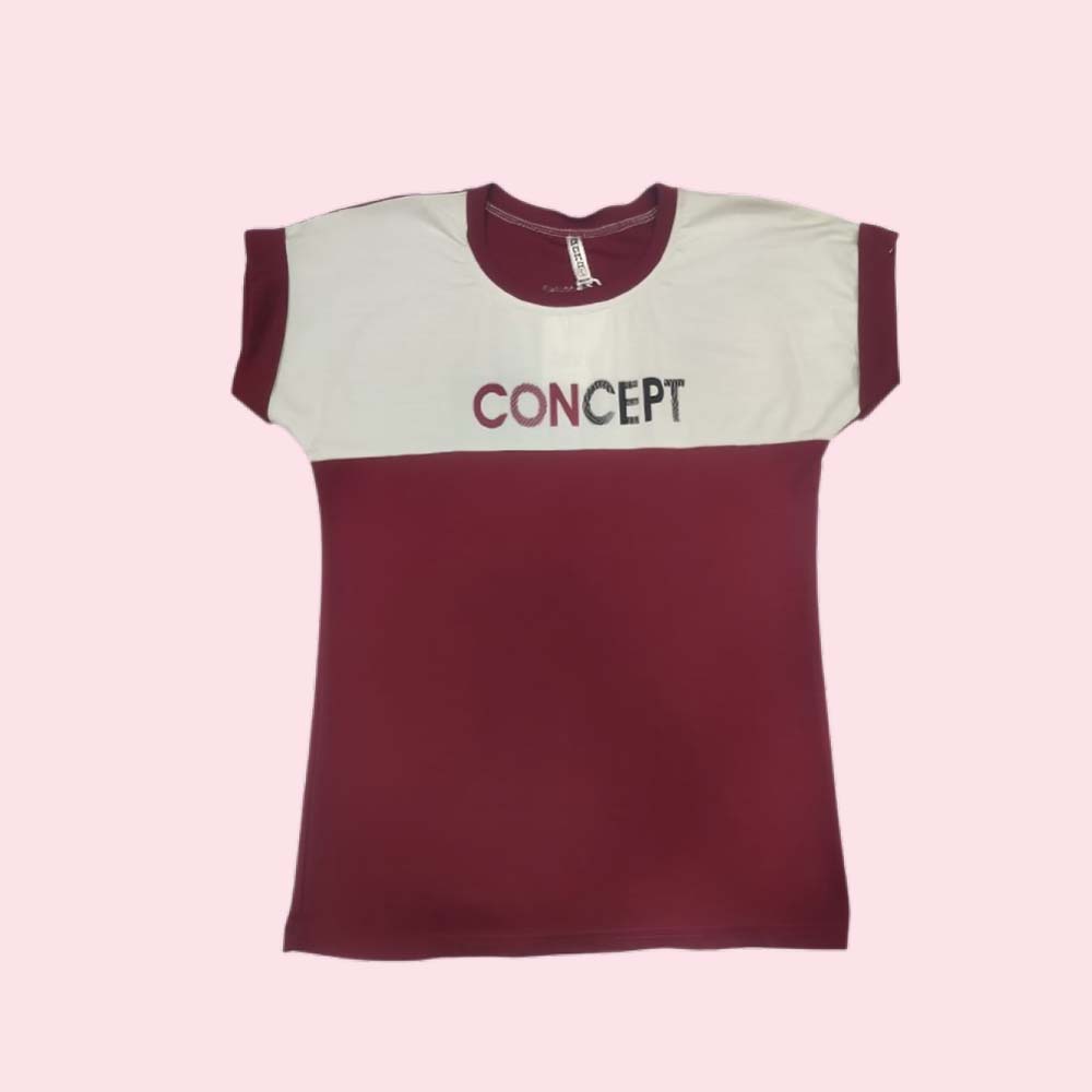 WOMENS :  Regular Fit Women’s Plain Round Neck T-Shirt