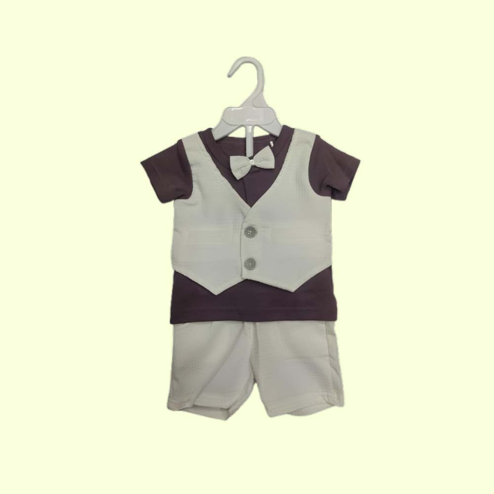 BOOM BABY : Boys Shirt Waistcoat & Pant Set