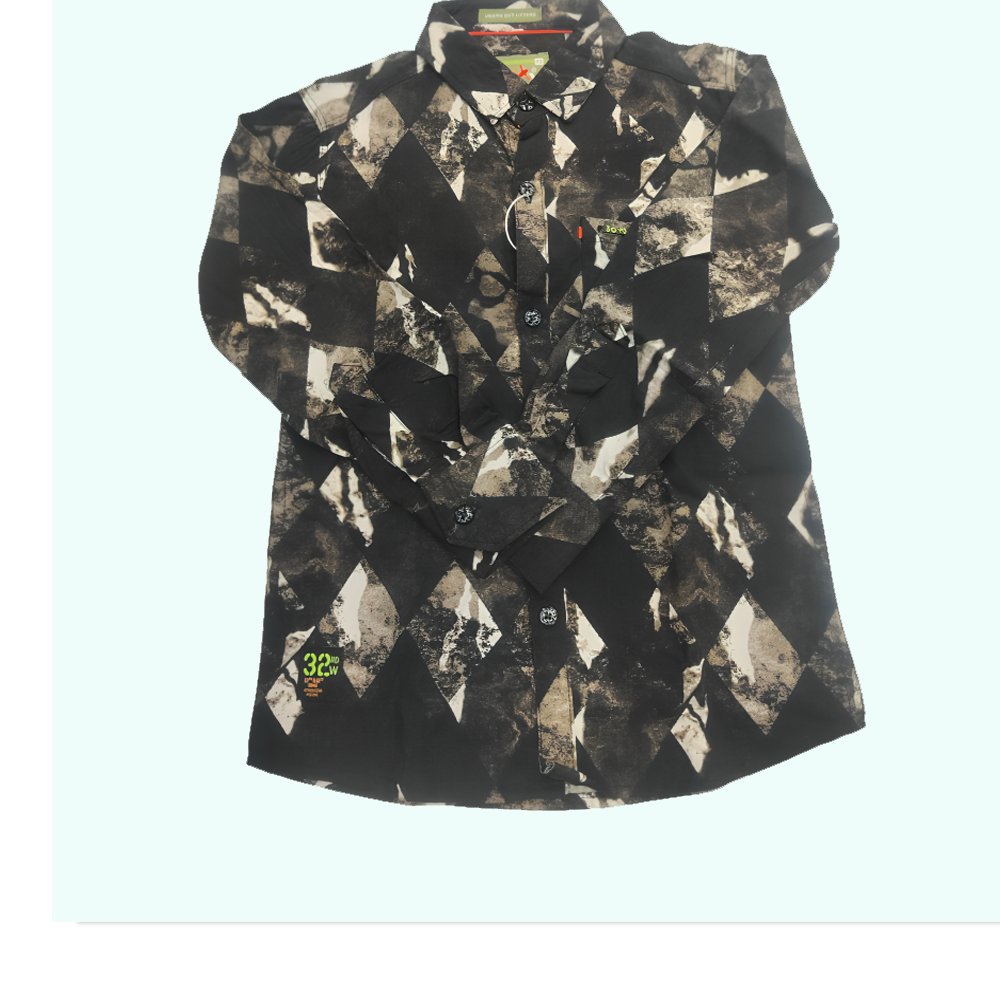 BLU-O :  Regular Fit Boys Printed Full Sleeves Shirt