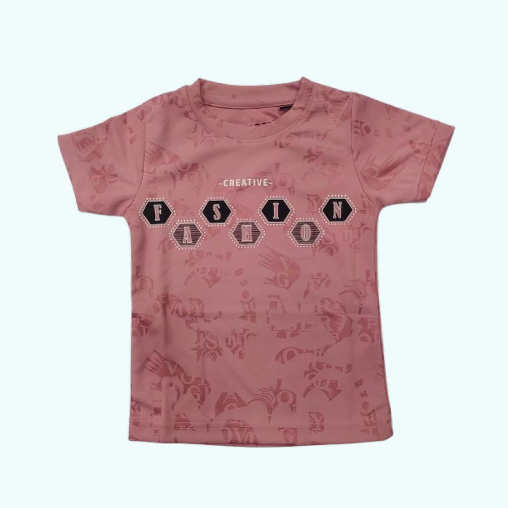 ROYAL BLOKE : Boy’s Lycra Regular Fit T-Shirt
