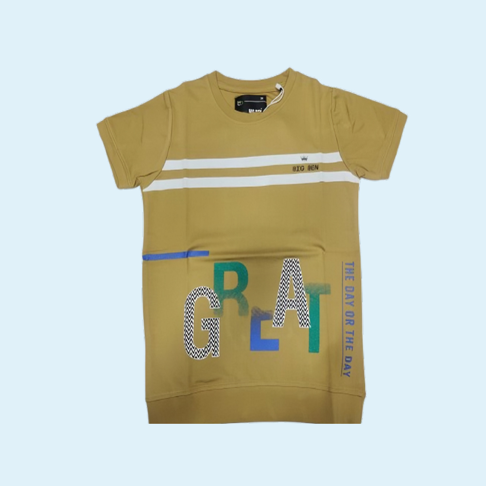 BIG BEN : T-Shirt for Kids – Casual Wear, Breathable, Unisex, Soft Fabric Printed Boys & Girls Tee