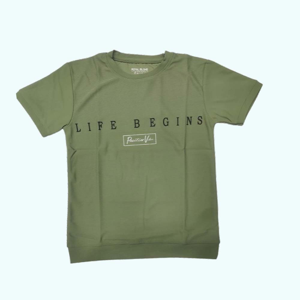 ROYAL BLOKE :  Tshirt for Boys Printed Casual Wear Half Sleeve