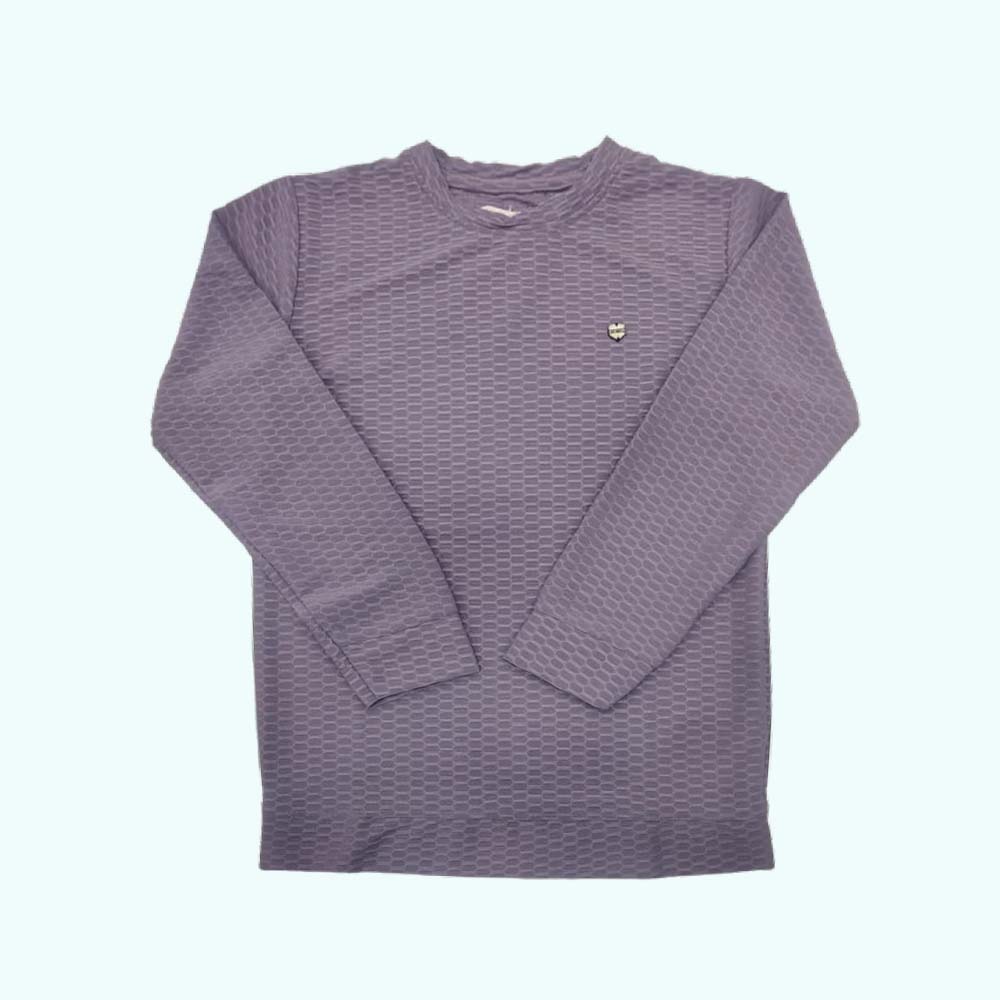 ROYAL BLOKE : Popcorn Cotton Full Sleeve Round Neck T-Shirts