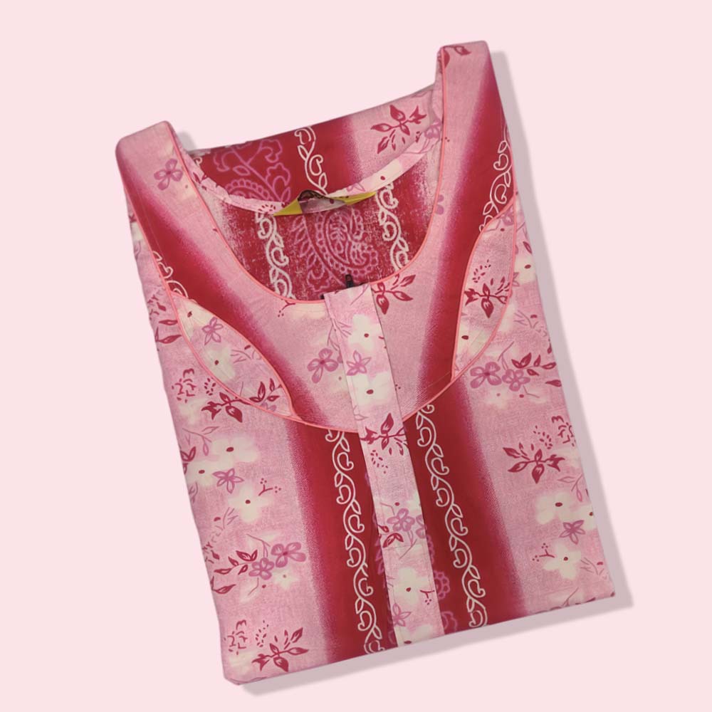 ASWATI : Women’s Cotton Printed Floor Length Nighty