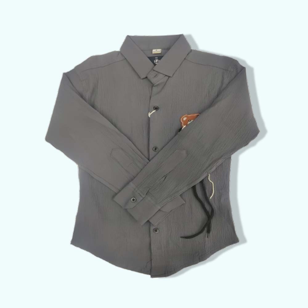 PASSWORLD :  Regular Fit Boys Teddy Shirt Full Sleeves